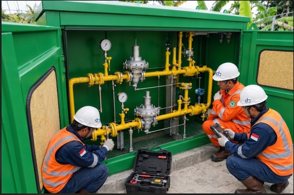 Metering Regulating Station (MRS) | Instalatur Pipa Gas & Industrial Piping — PB Dwijaya