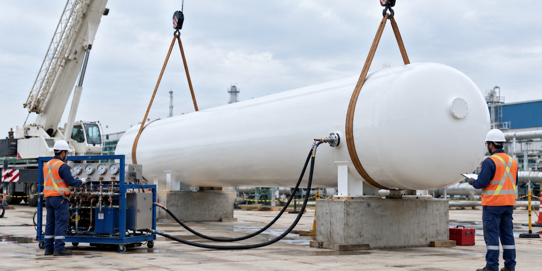 Pneumatic Test | Instalatur Pipa Gas & Industrial Piping — PB Dwijaya